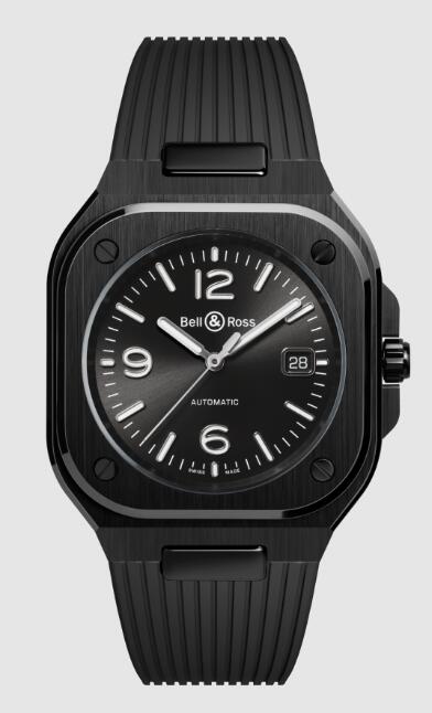Review Bell and Ross BR 05 Replica Watch BR 05 BLACK CERAMIC BR05A-BL-CE/SRB